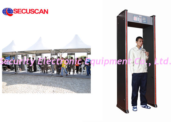 China 6 zone walk through metal detector with waterproof for Factories, schools security supplier