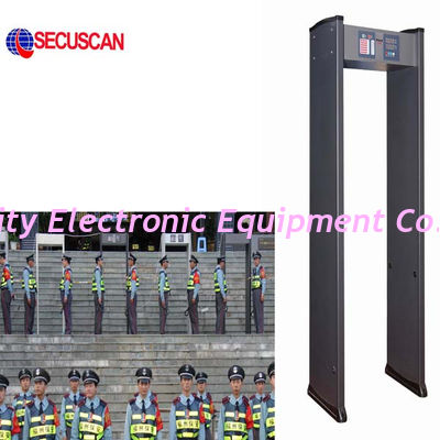 China 6 Zones Metal Walk Through Metal Detector of Long Range factory