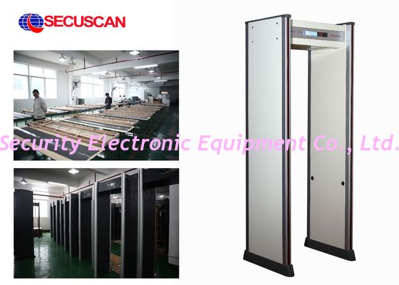 China Sound and light alarm Body Walk Through Scanner Metal Detector for find knife, gun, and copper metal articles factory