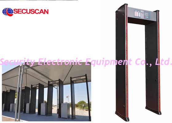 China Super Scanner 2LED light Metal Detector Gate for Security checkpoints factory