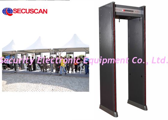 China Professional Arched Metal Detector Gate with 6 Pinpoint zones for airport check-in area factory