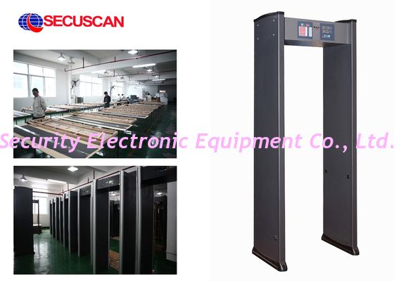 China High sensitivity Door frame metal detector gate for Military installations Security exporter