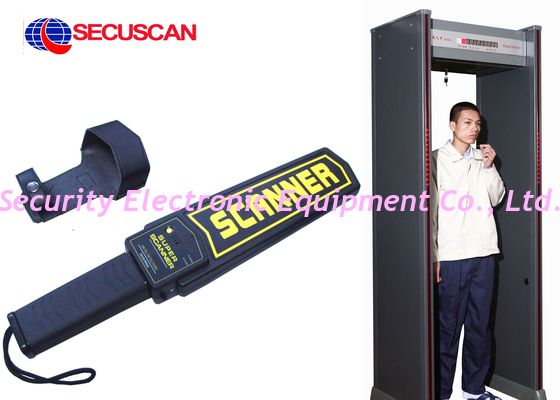 China Airport portable Hand held metal detector Super Scanner with Alarm for body security company