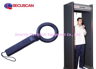 Black Metal Detector Handheld Body Scanner for Detect Weapons