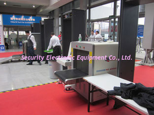 Multi language x ray security scanner for arriving guest luggage in marathon events