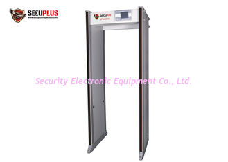 Quick Infrared Body Temperature Walk Through Metal Detector Gate With Remote Control