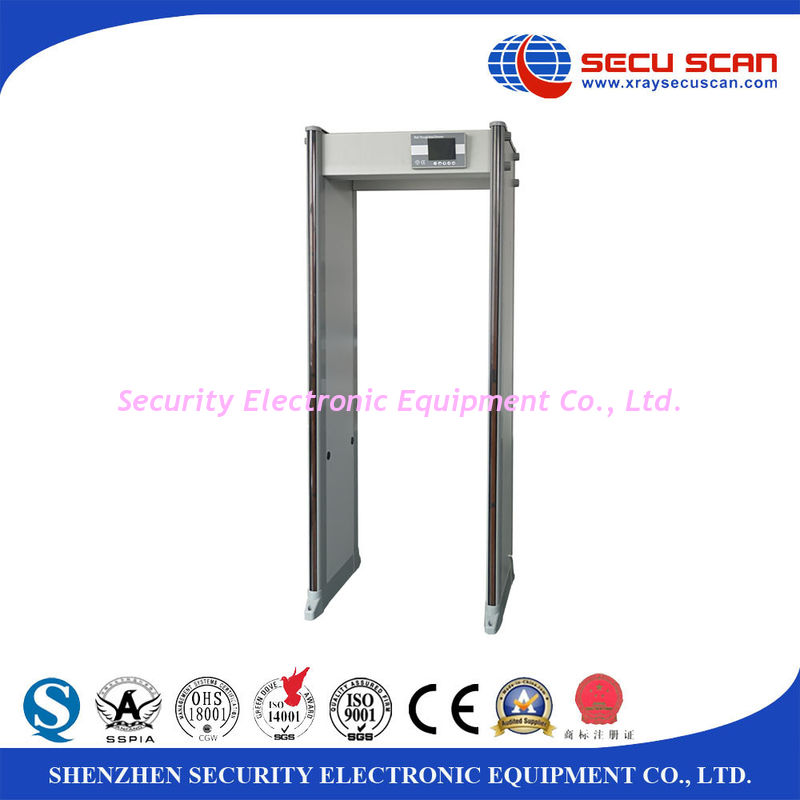 IP67 33 Multi Zones Door Metal Detector Security Gate With Lcd Display