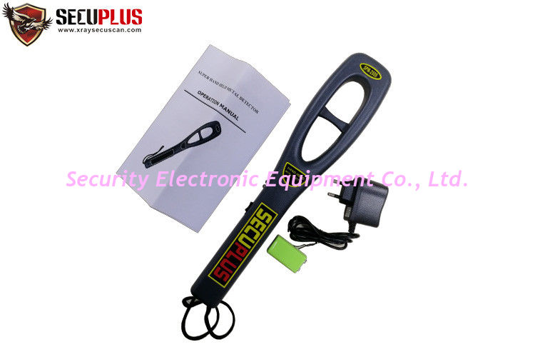Airport Security Ce Approval Portable Super Scanner Metal Detector With Charger And Battery