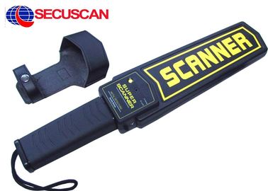 Black Airport portable metal detector Super Handheld Body Scanner with Alarm for dangerous weapons