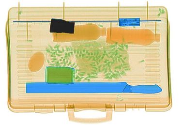 40 AWG Airport Security X Ray baggage scanner to check luggage security
