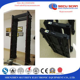 Movable Walk Through Metal Detector Door Security Devices With Face Recognition System