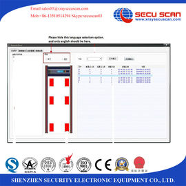 Anti terrorist deep search Security Archway Metal Detector Gate for expo / events