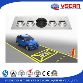 Stainless steel Under Vehicle Surveillance System inspecting undercarriage of auto in hotel / governments