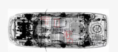 High Security X Ray Scanning System Vehicles - X Ray Non Intrusive Inspection System