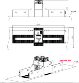 720m/H Scanning X Ray Vehicle Inspection Scanner For Government Office , Checkpoints