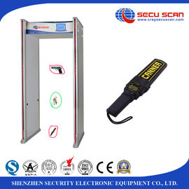 LCD Screen Walk Through Metal detector gate AT300C Arched Metal Detectors