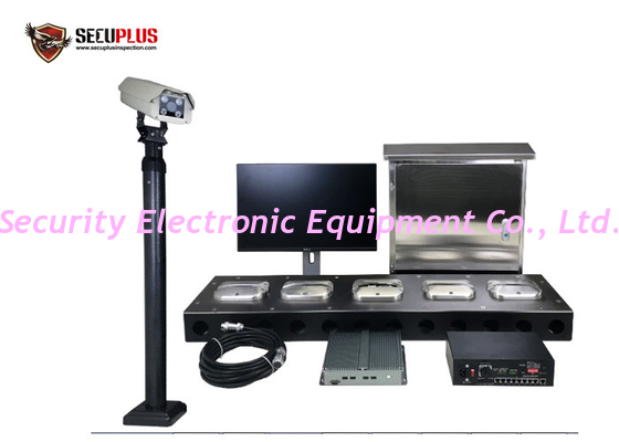 Area Scan Flush Mount Under Vehicle Surveillance System with 4096P Scanning Resolution and Weapon Alarm