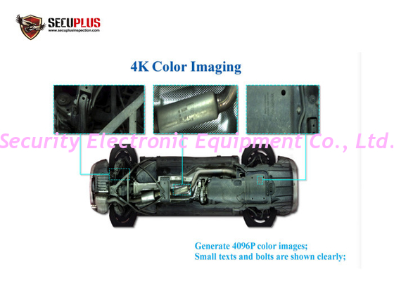 Area Scan Flush Mount Under Vehicle Surveillance System with 4096P Scanning Resolution and Weapon Alarm
