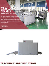 Parcel X Ray Baggage Inspection System 17'' Monitor Display For Warehouse / Seaport