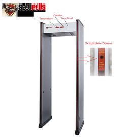 Easy Installation Walk Through Metal Detector Infrared Body Temperature Detection System