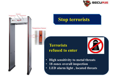 SPW-IIIC Walk Through Metal Detector 18 Zones For Public Places Hostipal Entrance