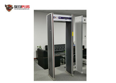 Quick Throughout Metal Detector Gate 6 Zones Temperature Checking 10W 50/60Hz