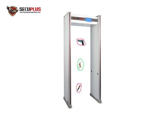 24 Zones 8h Battery IP65 15w Walk Through Metal Detector