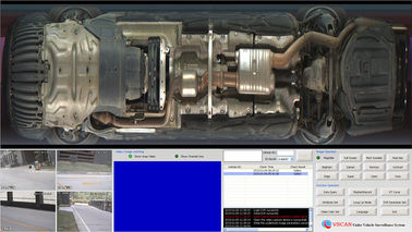 Color camera vehicle security scanners with ALPR software to capture vehicle plate number