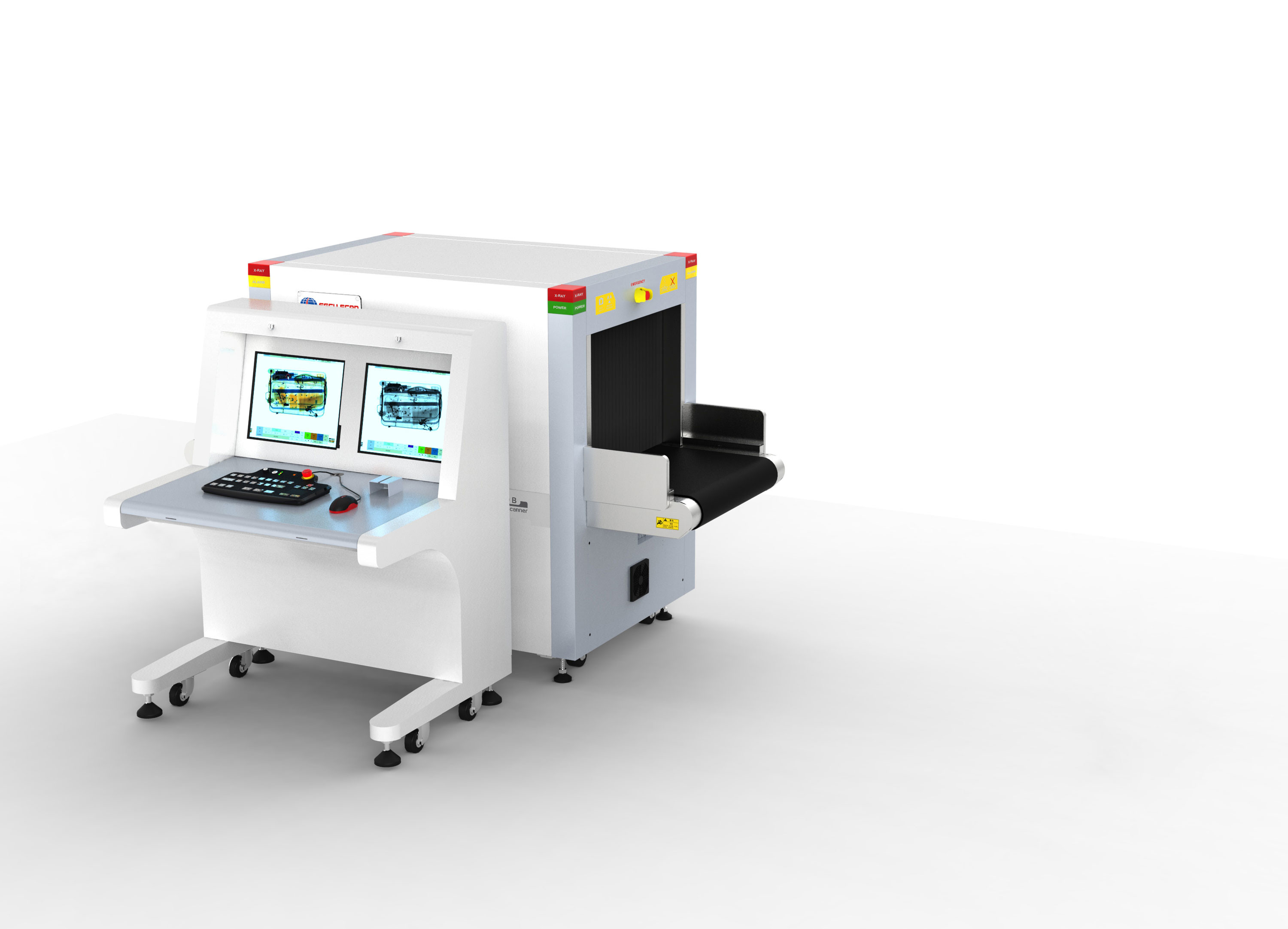 AT6550B Baggage And Parcel Inspection Machine Metro Station Luggage X ...