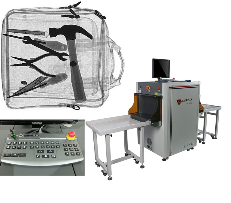 SECU PLUS Multi Language X Ray Scanner Machine 160kv For Subway