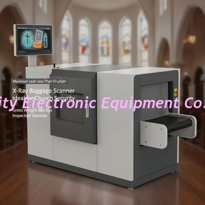 Maximum Leak Less Than 03 μGyH X Ray Baggage Scanner Ideal for Church Security Gross Weight 380 Kgs Inspection Solution