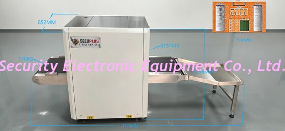 Multi Language SECUPLUS Hotel X Ray Baggage Scanner Machine 160KV SPX-6040