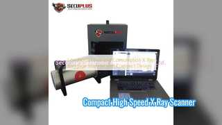 Compact X Ray Baggage Scanner High Efficiency Security